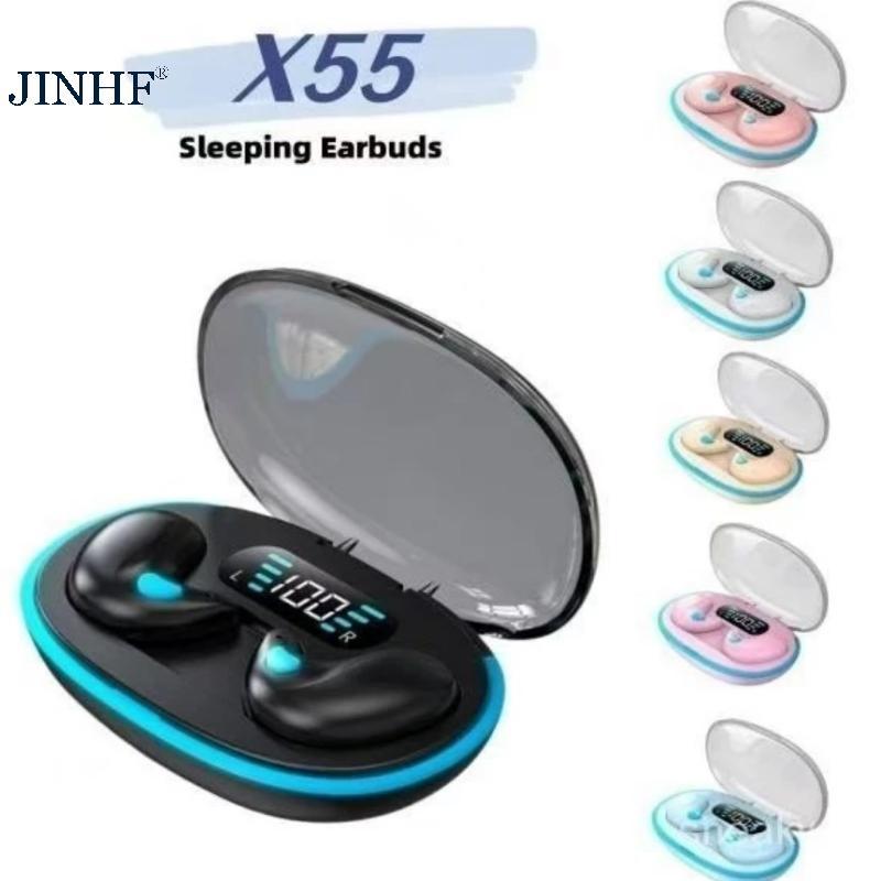 Tai nghe không dây JINHF có Freebie BT5.3 Tai nghe ngủ Tai nghe thể thao âm thanh nổi HOT