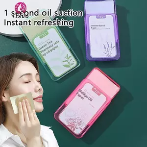 Springevenstar 300 Chiếc Giấy Hấp Thụ Dầu Mặt Khăn Lau Kiểm Soát Dầu Mùa Hè Tấm Hấp Thụ Giấy Dầu Làm Sạch Mặt Dụng Cụ Trang Điểm Da Mặt Springevenstar