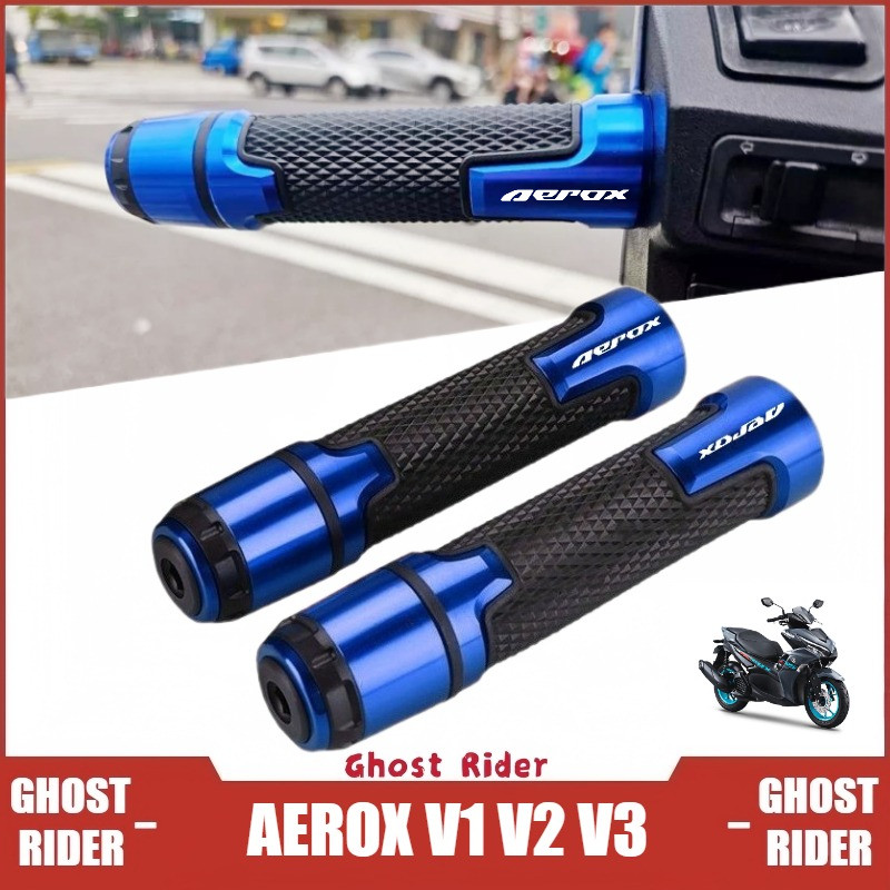 Dành Cho Xe YAMAHA Aerox 155 NVX 155 V1 V2 V3 Sửa Đổi Tay Lái Xe Máy Tay Cầm Cao Su Chống Trơn Trượt Tay Cầm Bộ Phụ Kiện