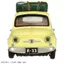 Takara Tomy Tomica Premium Unlimited No.05 Lupin III: Castle of Cagliostro Fiat 500 Die-Cast Mini Car Toy – Ages 6+