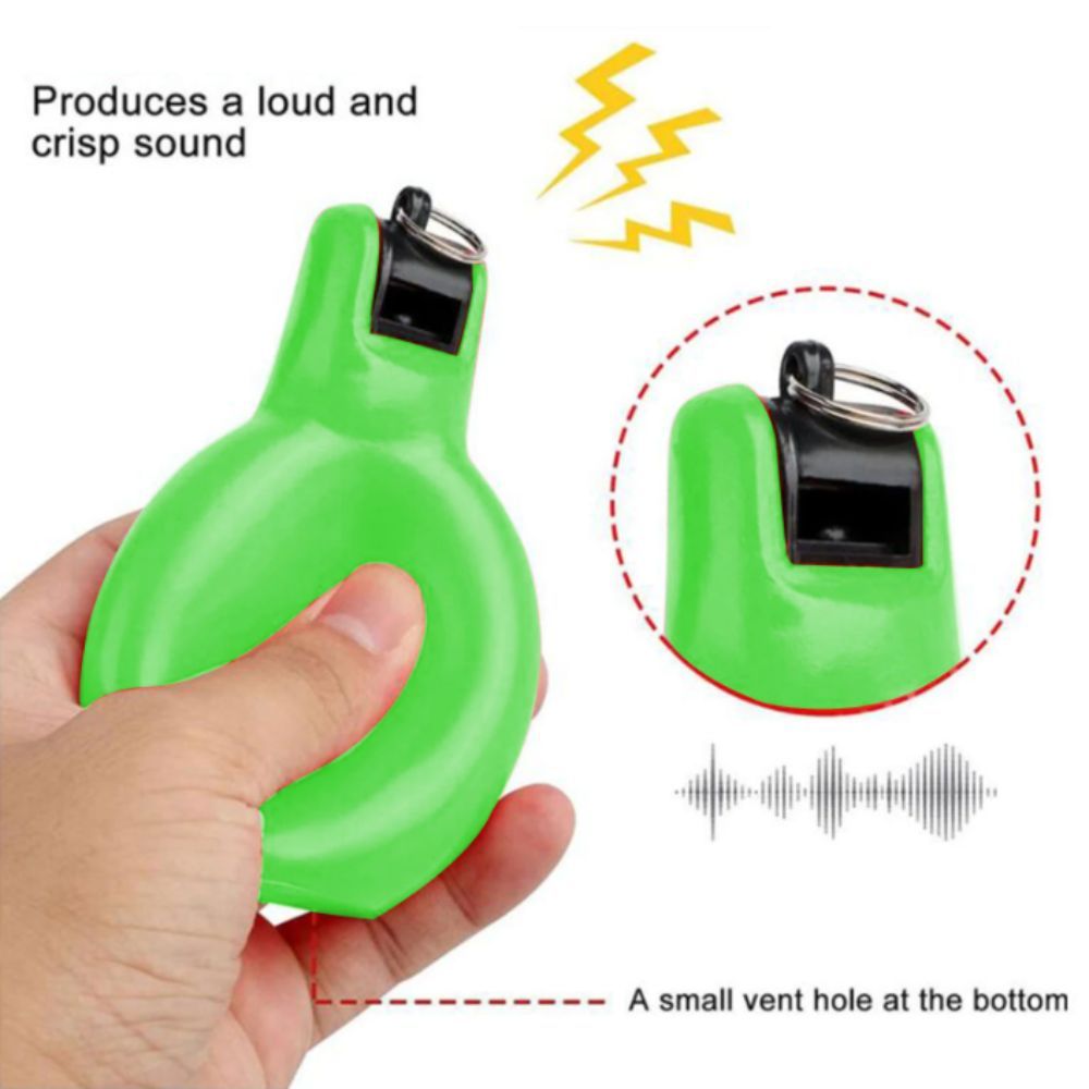 Còi bóp tay LACYESUK - Có dây buộc, âm thanh lớn, phù hợp cho hoạt động thể thao ngoài trời