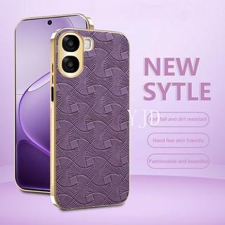 Ốp Lưng Cho OPPO A6 A6s A6t Pro Thời Trang Da Mạ Điện Khung Chống Rơi Điện Thoại
