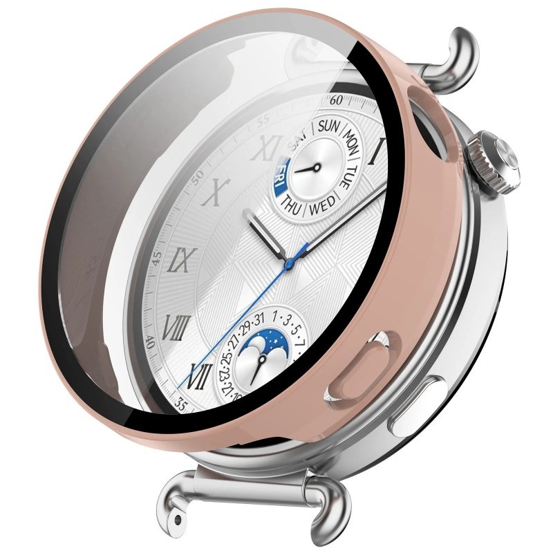 Ốp Bảo Vệ Có Màn Hình Kính Cường Lực Bảo Vệ 2 Trong 1 Cho Huawei Watch GT6 41 Mm Ốp Lưng Cho Huawei Watch GT6 Phụ Kiện Vỏ Đồng Hồ