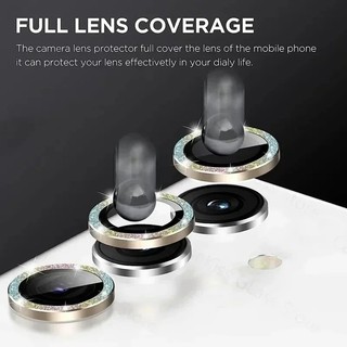 Dành Cho Samsung Galaxy A37 A57 Điện Thoại Mặt Sau Camera Bảo Vệ Cho Samsung GalaxyA57 GalaxyA37 Kim Loại Lấp Lánh Ống Kính Máy Ảnh Vòng Nắp Kính Cường Lực Ống Kính
