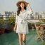 Váy ren GUSTAVA, Váy cạp cao thiết kế mỏng vừa vặn, Micro co giãn thanh lịch phong cách Hàn Quốc có thắt lưng Váy chữ A Quần áo nữ