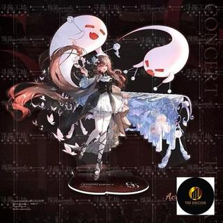 Mô hình Standee Anime Genshin impact Hu Tao nhân vật hệ Hỏa Phụ kiện trang trí để bàn góc học tập Toy Đồ Chơi