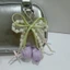 ITRUMPET Nơ Túi Phụ Kiện, DIY Tulip Tulip Ruy Băng Móc Khóa, Ruy Băng Trang Sức Phong Cách Túi Charm Mặt Dây Chuyền Móc Khóa Ô Tô