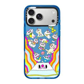CASECASE X BLOOM IN FUJIYAMA Ốp lưng màu đen / xanh da trời / hồng Bộ sưu tập kẹo Fizz Màu sắc trong suốt cứng từ tính Vỏ tác động cho Apple IPhone 13 14 15 16 17Pro Max Plus Có hộp