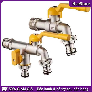 Van hồ bơi 2 đầu ra - Điều khiển 1 chiều, 2 công tắc độc lập, Vòi nước hai chế độ, đồng, 2 đầu ra