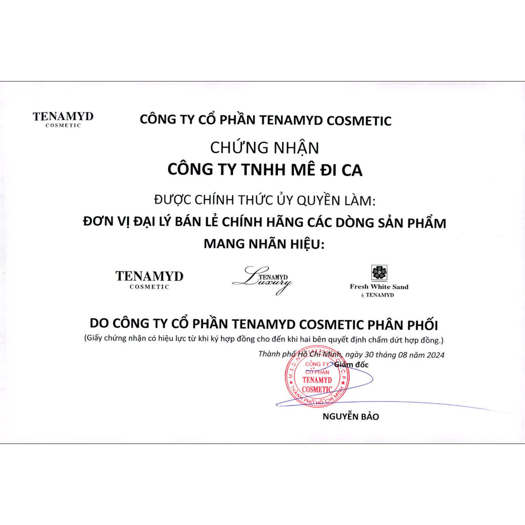 Kem Dưỡng Dành Cho Da Mụn TENAMYD Fresh White Sand Acne Care Clarifying Cream 60g