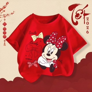 Áo thun in hình chuột Mickey hoạt hình dành cho bé gái, kiểu dáng thời trang, thoải mái và dễ chịu.