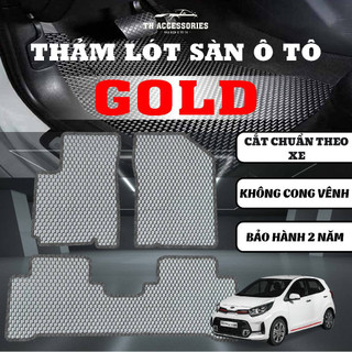 Thảm lót sàn ô tô Kia Morning TH Accessories Full bộ có Cốp cao su cao cấp chống thấm sàn bảo vệ nội thất