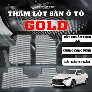 Thảm lót sàn ô tô Mazda 2 TH Accessories cao su cao cấp cắt chuẩn theo xe không cong vênh (full bộ có cốp)