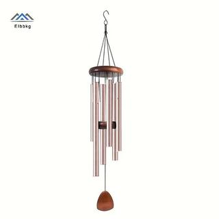 ELBBKG Cổ Điển 26 Inch Nhôm Chuông Gió Với Gỗ Treo Thẻ Trang Trại Sân Vườn Ban Công Hành Lang Trang Trí Mới