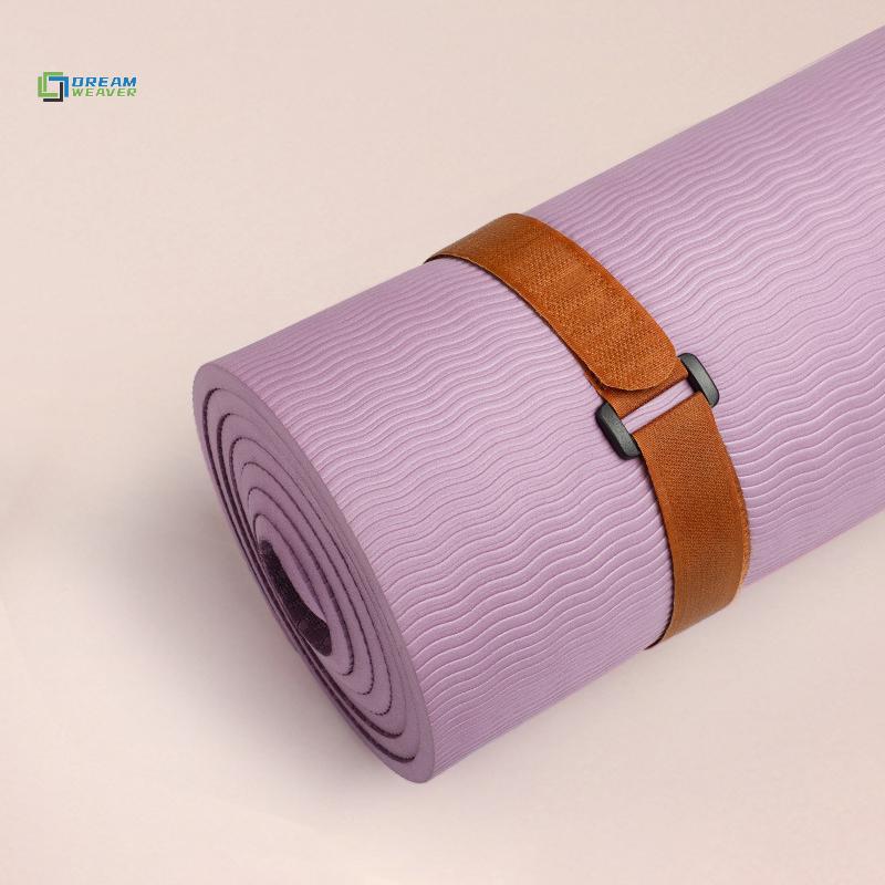 [Dream Weaver] Dây đeo thảm tập Yoga có dây buộc, dây bảo quản phụ kiện tập thể dục chống trượt, vòng móc cà vạt Bungee co giãn bền bỉ mới