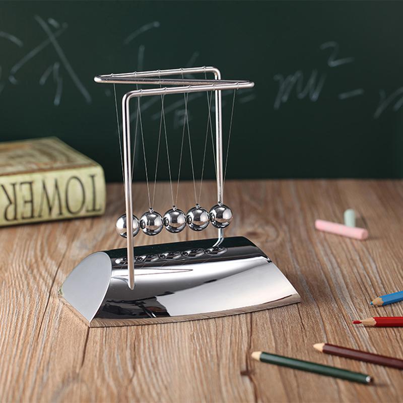 GOAY Z Newton Cradle Con lắc Bóng Vật lý Khoa học Con lắc Cân bằng thép Trang trí bàn VN