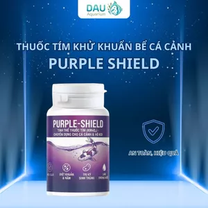 Bột tím sát khuẩn cho cá PURPLE SHIELD tinh khiết, cải thiện chất lượng nước hồ cá