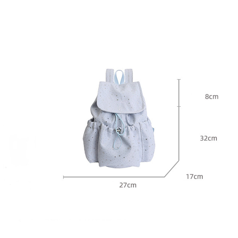 GC2 2026 Phong Cách Hàn Quốc Chấm Bi Nữ Như Ba Lô Thời Trang Đa Năng Dung Tích Lớn Học Sinh Schoolbag CG2