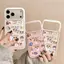 Phim hoạt hình động vật nhỏ cho iPhone17 16pro trường hợp 11 promax 15Plus trống gói