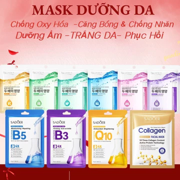 30M mặt nạ dưỡng ẩm mặt nạ giấy b5 collagen mặt nạ dưỡng trắng da cấp ẩm phục hồi trắng da mặt chống oxy hóa mask