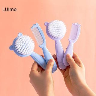 LUImo 2 Chiếc Lược Chải Tóc Cho Bé Di Động Sơ Sinh Tập Đi Nylon Mềm Tóc Đầu Máy Mát Xa Lược Bộ Bé Kid Dụng Cụ Chăm Sóc Tóc SBS