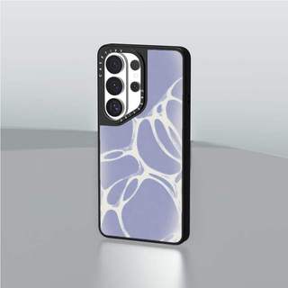 CASECASE X ILLIT WONHEE 's Edit Vỏ bọc bong bóng phân tử-Purple Vỏ hút từ tính màu đen mờ Samsung Galaxy S26 Ultra S25 S24 S23 Ultra Plus Mặt sau cứng có hộp khắc logov