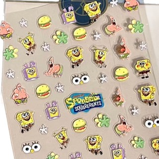 🍒 Nhãn dán móng tay hoạt hình Baby Pie Star 3D Ngoại hình học sinh Nhãn dán móng tay dập nổi ba chiều 26.3.1