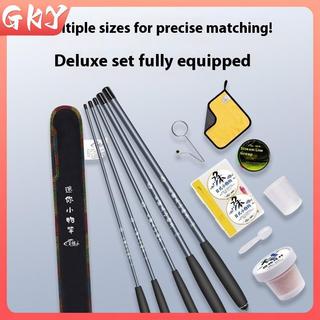 GKY Cần câu bộ stream rod tay cầm nhỏ gọn, phù hợp cho người mới bắt đầu và mùa đông câu cá, tôm