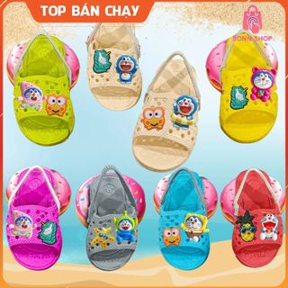 DÉP TỔ ONG XỐP CHO BÉ TẬP ĐI _ DẺP CHUN SIÊU NHẸ TẬP ĐI CÓ QUAI DÀNH CHO BÉ CHÂN 9-16CM BONNSHOP