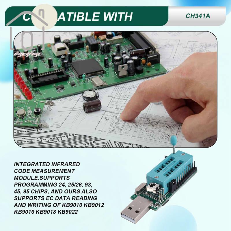 1 Chiếc Kim Loại Ch341A Lập Trình Viên V1.7 1.8V W25Q64Fw W25Q128Fw Phần