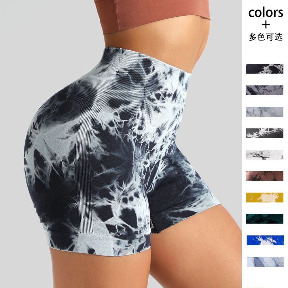 Short tập yoga cao eo dành cho nữ, phù hợp tập luyện ngoài trời