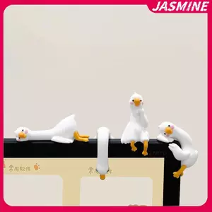 JASMINE Nhựa Hoạt Hình Trang Trí Động Vật Cho Bàn Xe Bảng Điều Khiển Tivi Màn Hình Ý Tưởng Quà Tặng Dễ Thương 3D Du Hình Mini Nhựa Du Trang Trí Vui Nhộn JASMINE