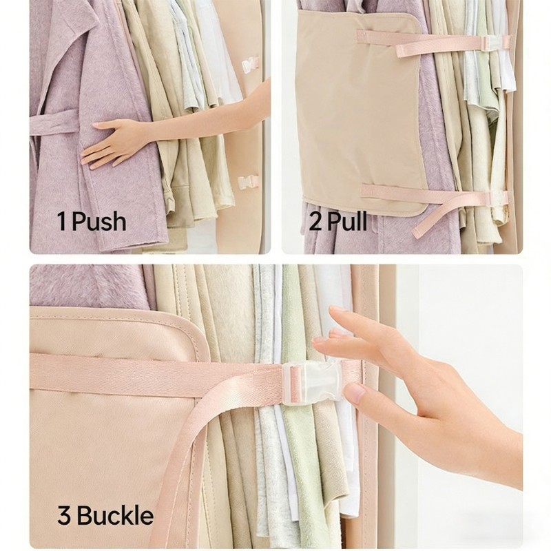 SHI Túi nén Polyester di động và bền bỉ Túi đựng đồ đựng quần áo theo mùa và tổ chức du lịch