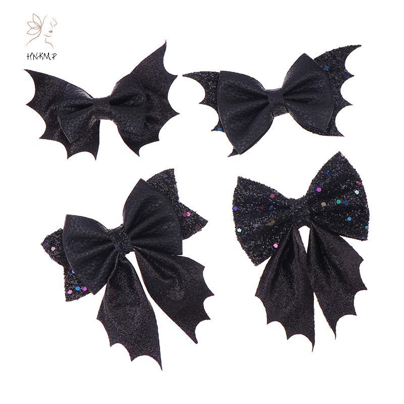 Kẹp Tóc Hình Dơi Chunky Cho Lễ Hội Halloween, Phụ Kiện Tóc Cute dành cho Các Bạn Nữ