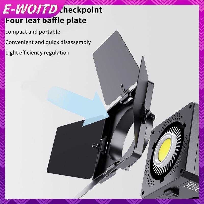 E-WOITD Compuer Bốn-de Rào cản ánh sáng cho Mini Bowens ZGRL80 Công cụ sửa đổi ánh sáng Chuyên nghiệp Accesorio Studio chụp ảnh E-WOITD