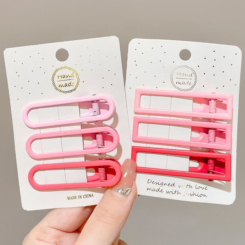 Kẹp tóc lợn hồng dễ thương, sét 19 sản phẩm chi tiết nhẹ nhàng xinh xắn kèm túi zip T2