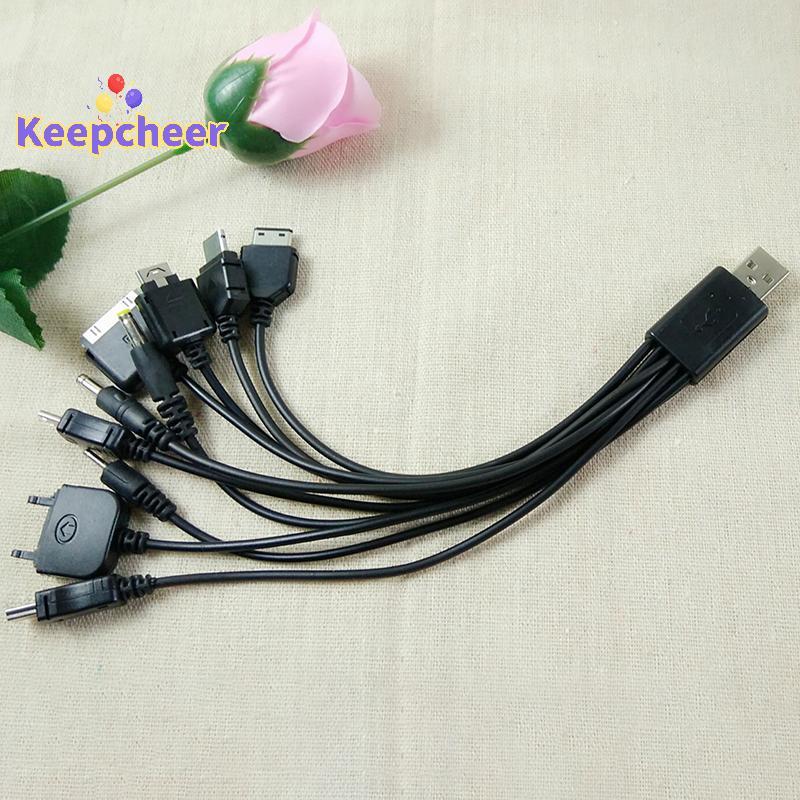 [Keepcheer] Cáp USB sạc đa chức năng 10 trong 1 cho cáp dữ liệu Motorola Samsung LG Mới