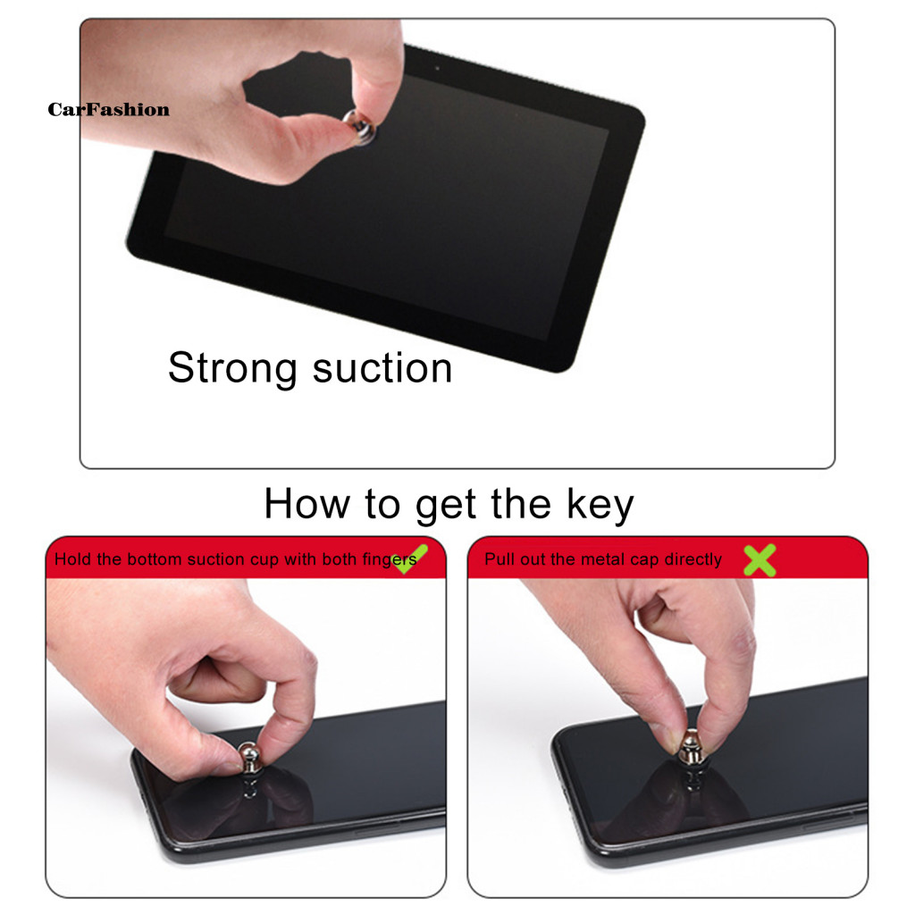 < CarFashion > 2 Chiếc Tay Cầm Chơi Game Liên Kết Bốn Ngón Tay Kích Hoạt Trò Chơi Điện Thoại Di Động Mục Tiêu Nút Lửa