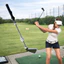 LACYESUK Golf Swing Trainer, Portable Practice Stick Golf Grip Trainer, hấp phụ Chất liệu bền Xây dựng chắc chắn Nhịp điệu chơi gôn Click Trainer Thực hành trong nhà