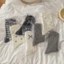 Mới Dễ Thương Tất INS Cotton Không Xương Giữa, Phong Cách Ngọt Ngào và Đa Năng Cho Nữ