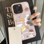 Trà chiều ngọt phù hợp với 16 chiếc vỏ điện thoại iPhone 17 Air, hoa văn lựu,14/13/11Pro