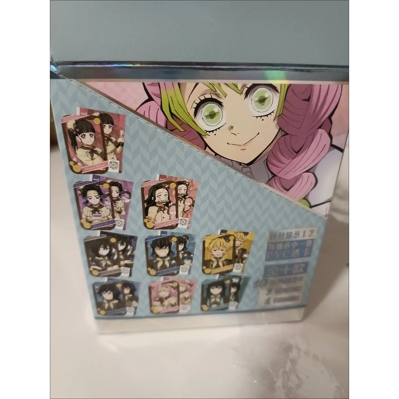 Demon Slayer Hình Chữ Nhật Pin Huy Hiệu Hộp Mù 55 × 85mm Tanjiro Zenitsu Anime Hàng Hóa