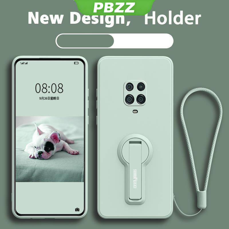 ốp lưng Ốp điện thoại Redmi Note 9S Xiaomi Redmi Note 9 Pro Ốp mềm Ốp chống sốc mịn bảo vệ silicon lỏng thiết kế mới 360 ° với giá đỡ ytxzzj01 đẹp viền vuông cute