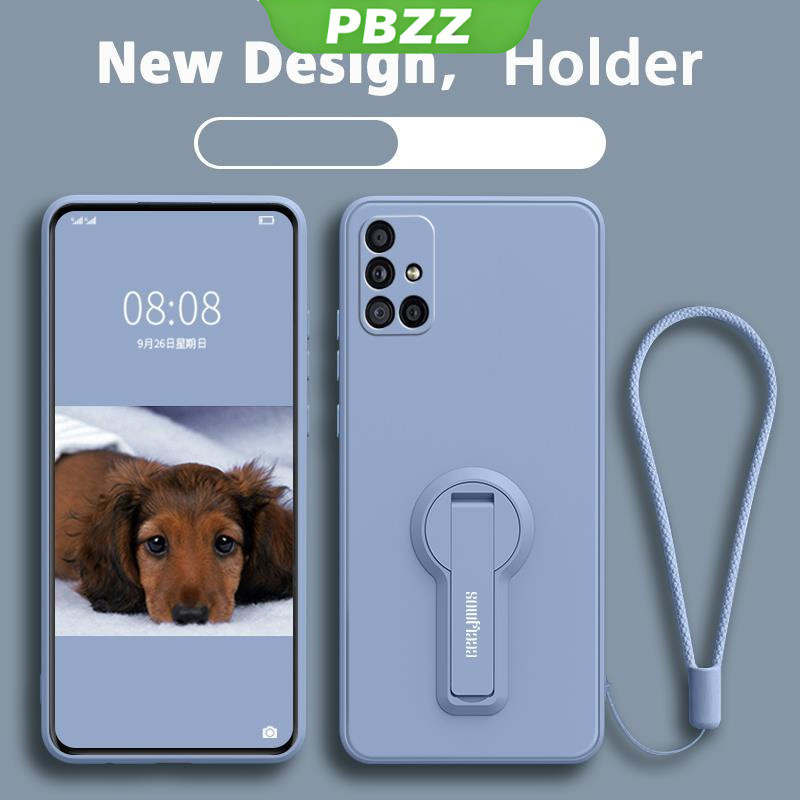 ốp lưng Ốp điện thoại Samsung A51 Samsung A71 Ốp mềm Ốp chống sốc chống sốc mịn bảo vệ silicon lỏng thiết kế mới 360 ° với giá đỡ ytxzzj01 đẹp viền vuông cute