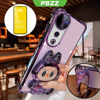 Ốp Lưng Cho VIVO V50 LITE V40 PRO 5G 2024 VIVO V40 V50 5G Vỏ Điện Thoại Vỏ Mềm Silicon Chống Sốc Thiết Kế Mới Thẩm Mỹ Trong Suốt Hoạt Hình Có Giá Đỡ Và Màng Mềm SJMlbbzj01