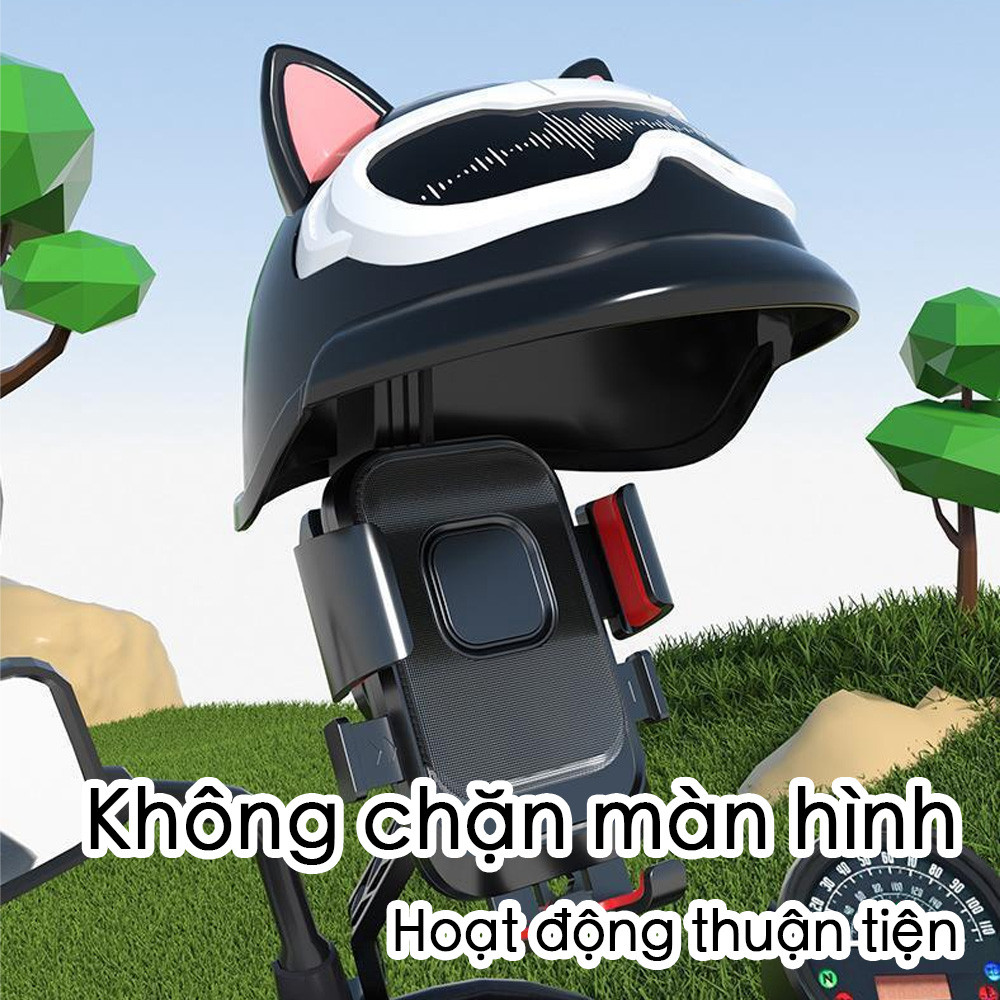 Giá đỡ điện thoại di động xe đạp, xe máy chống nắng, chống mưa, chống sốc thích hợp cho người đi xe đạp mang đi