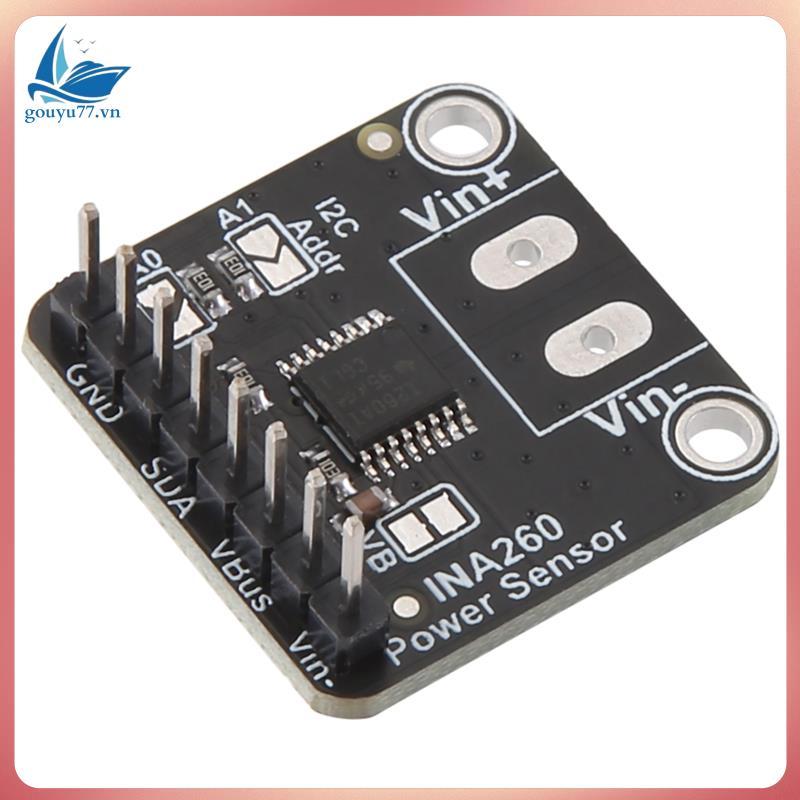 [gouyu77] Mô-đun cảm biến phát hiện INA260 Cảm biến nguồn điện áp cao hoặc thấp Mô-đun di động