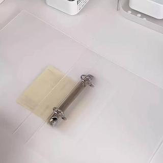 - A5 Muji Sách lưu trữ bốn dây phong cách Hàn Quốc Ins Style Giá trị cao Sách thẻ dung lượng lớn Trong suốt Sách thẻ lá rời hai lỗ A5 lưu trữ không in sách lưu trữ bốn dây