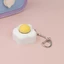 Yoo Creative Fried Egg Resins Móc khóa Soft Pressing Fidgets Đồ chơi dành cho trẻ em Người lớn