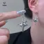 <![Mina] Bông Tai Ngôi Sao và Trái Tim Đá Opal Phong Cách Punk Y2K - Quà Tặng Dự Tiệc Charming